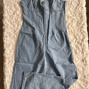 SHEIN ladies, blue, jean romper